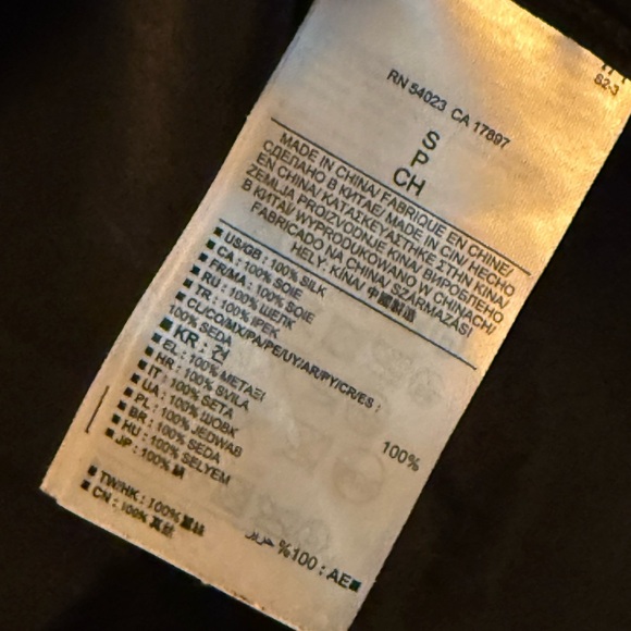 Banana Republic Black Mandarin Collar Blouse - Picture 5 of 6